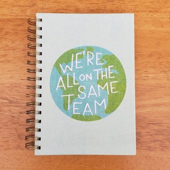 We're All On The Same Team Spiral Notebook Journal - Picture 2 of 4